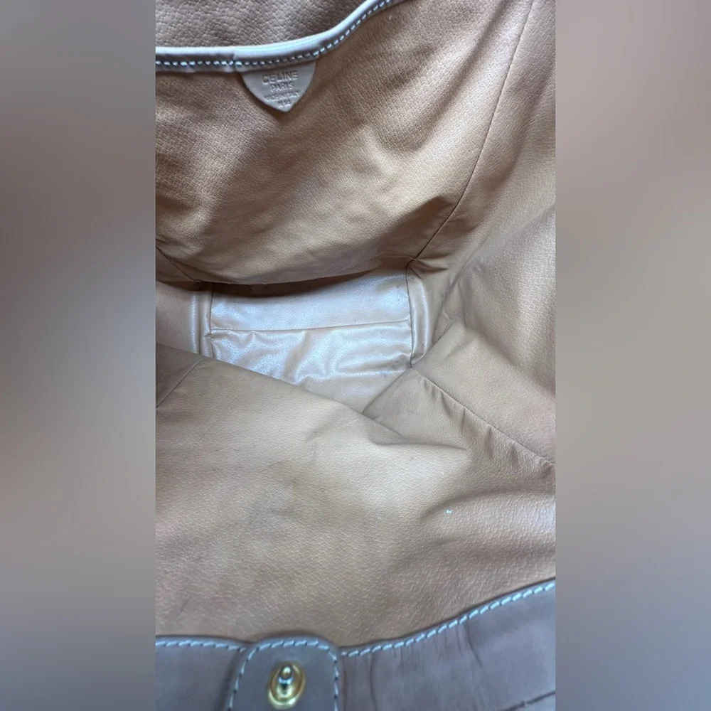 Vintage Celine Macadam Tote Bag Triomphe - Picture 12 of 12